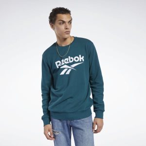 Reebok Classic Vector Crew Sweatshirt Herren - Tiefes Türkis - DE 614-DYE